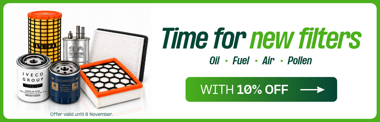 Time for new filters – enjoy 10% off